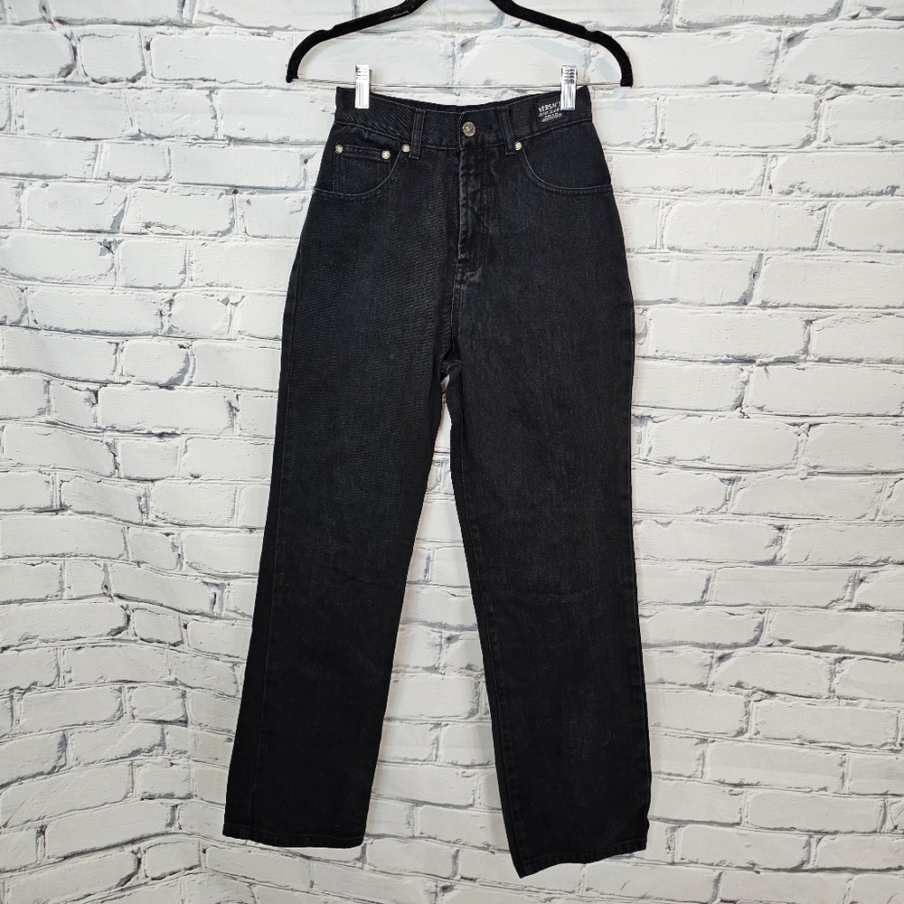Versace Jeans Couture Vintage Black Straight Leg Jeans